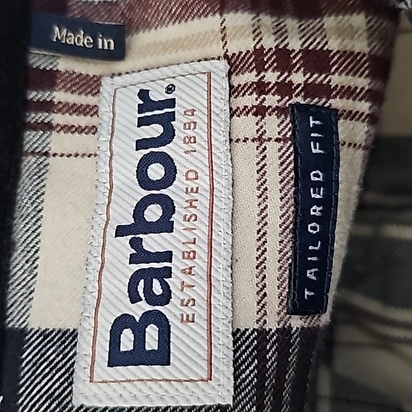 Barbour Mens Shieldton Tailored Button Down Shirt Size XXL - Picture 12 of 14